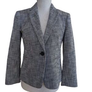 Basketweave blazer